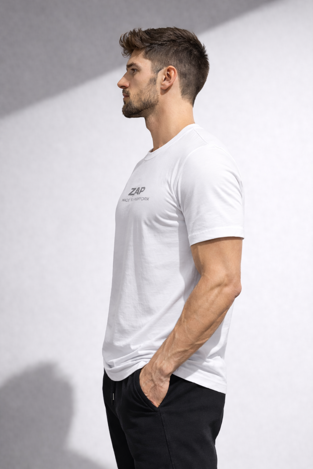 ZAP Regular Fit Erkek Basic Tişört – Spor &amp; Günlük Kullanım Pamuklu T-Shirt | Koleksiyon 001